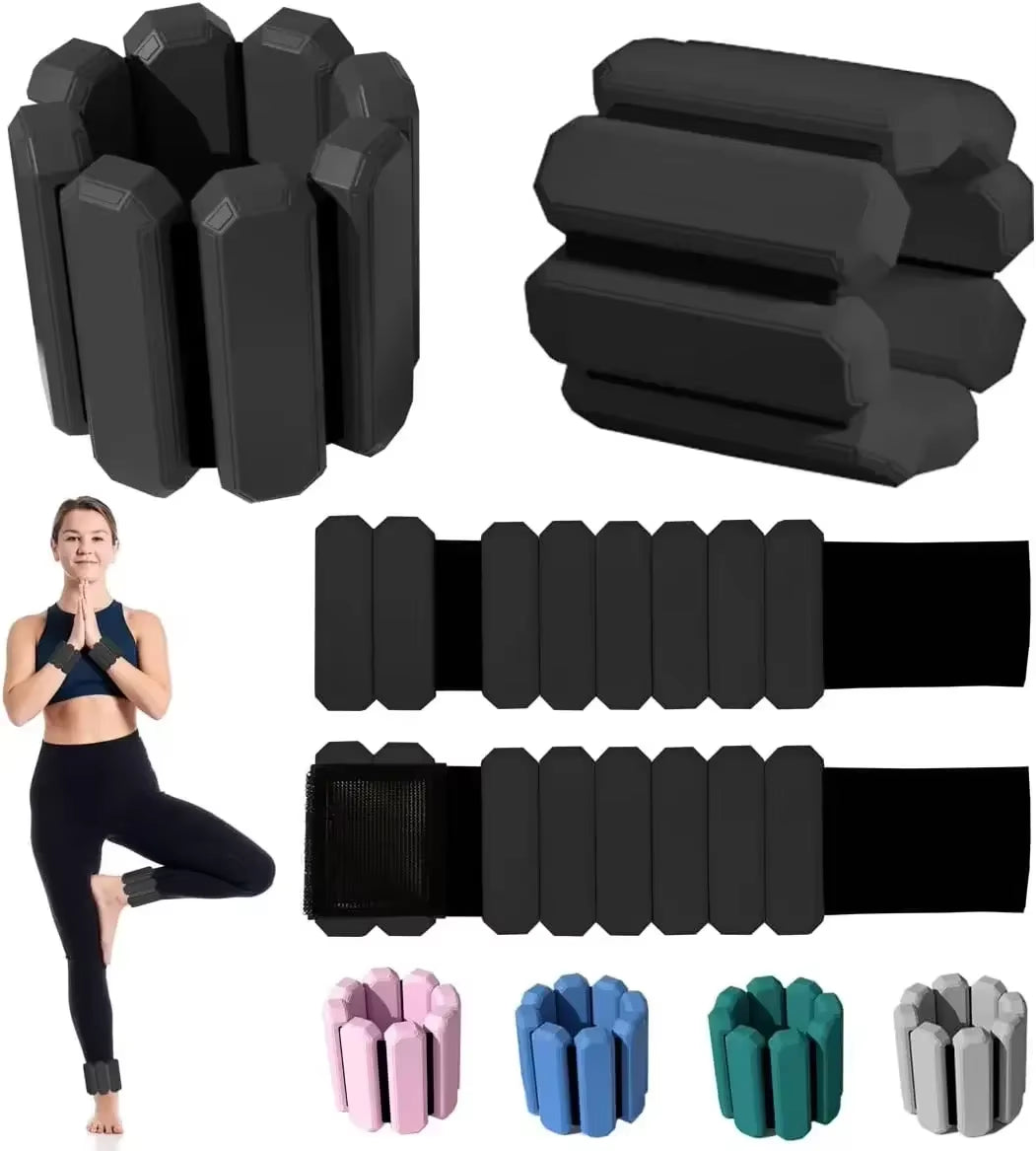 Elevate Your Workouts with Adjustable Wrist & Ankle Weights for Men and Women - Perfect for Yoga, Running, and Strength Training!