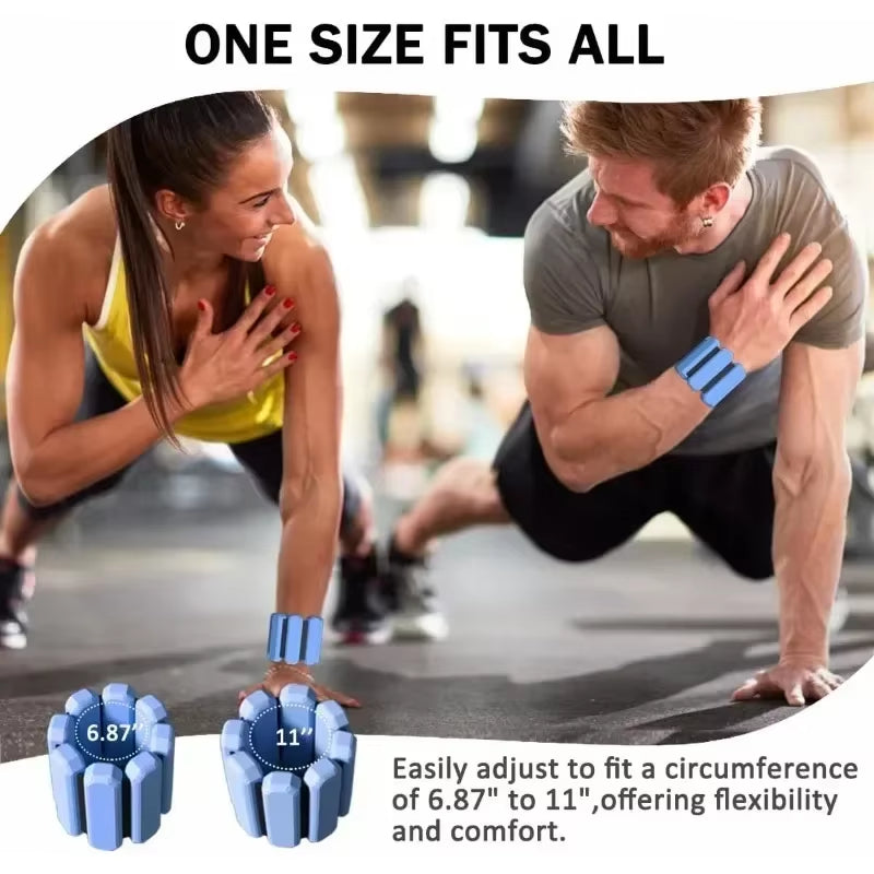Elevate Your Workouts with Adjustable Wrist & Ankle Weights for Men and Women - Perfect for Yoga, Running, and Strength Training!