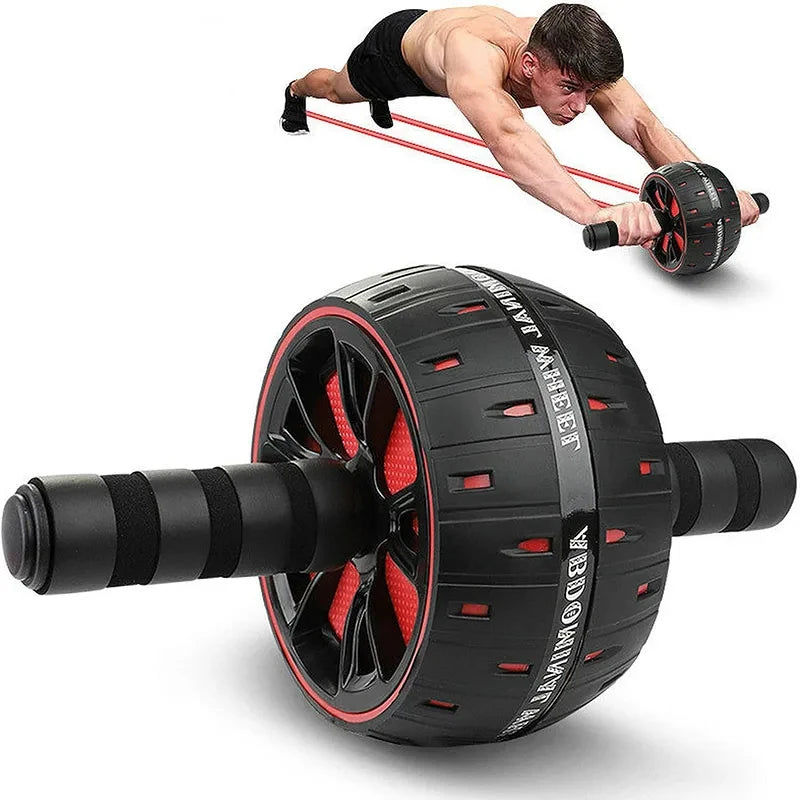 Ultimate Big Ab Roller Wheel for Core Strength Training - Perfect for Home Gym Workouts!