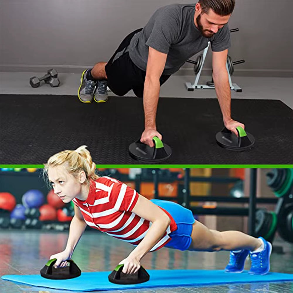 Elevate Your Workout with 2Pcs Round-Shaped Push Up Stands - Perfect for Chest Training and Strength Building