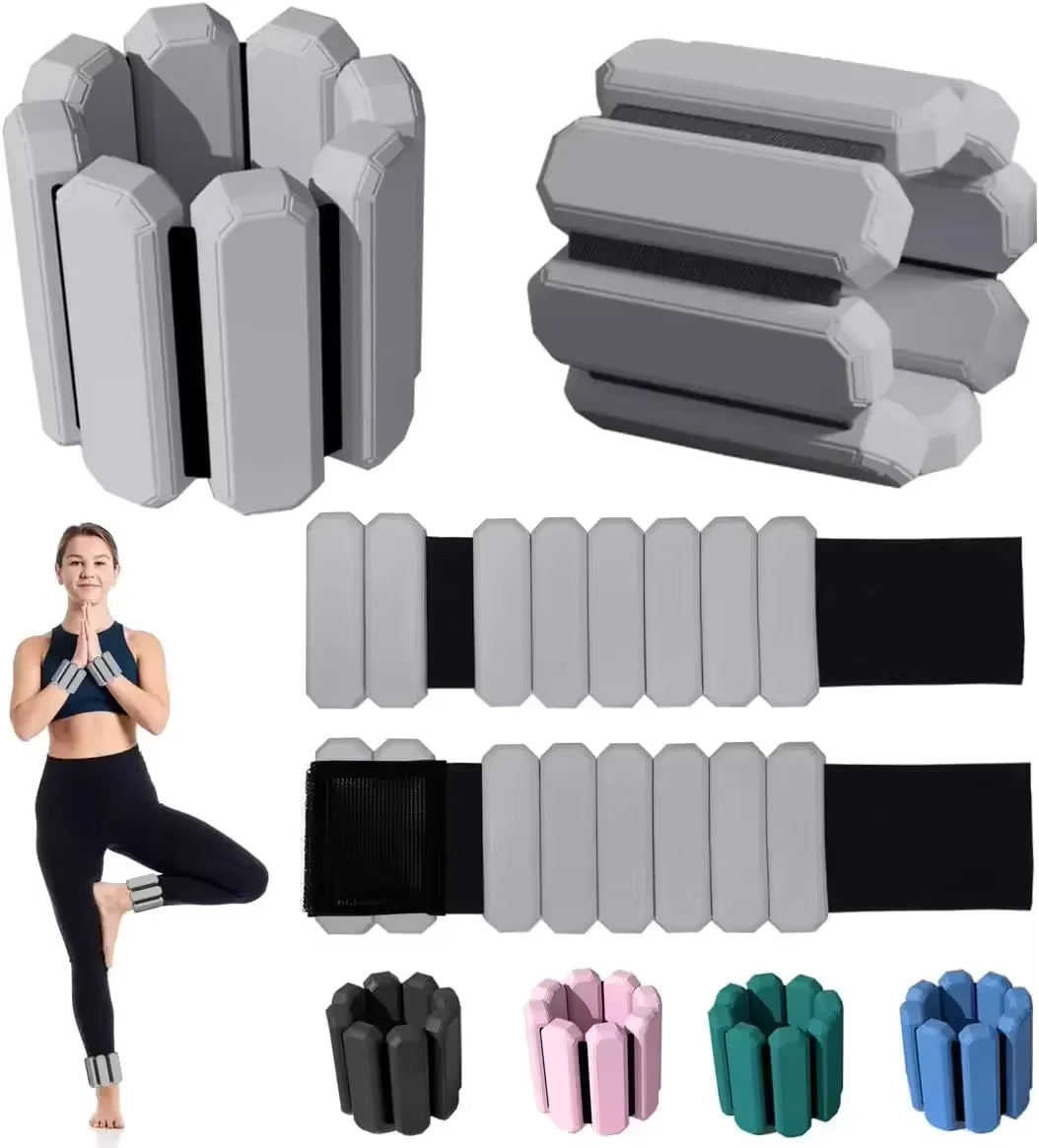 Elevate Your Workouts with Adjustable Wrist & Ankle Weights for Men and Women - Perfect for Yoga, Running, and Strength Training!