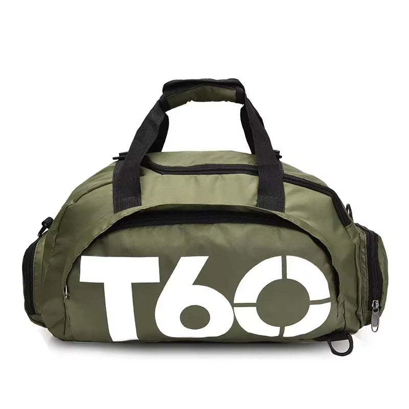 Elevate Your Workout with the T60 Waterproof Gym Sports Bag - Versatile Molle Fitness Backpack for Men and Women