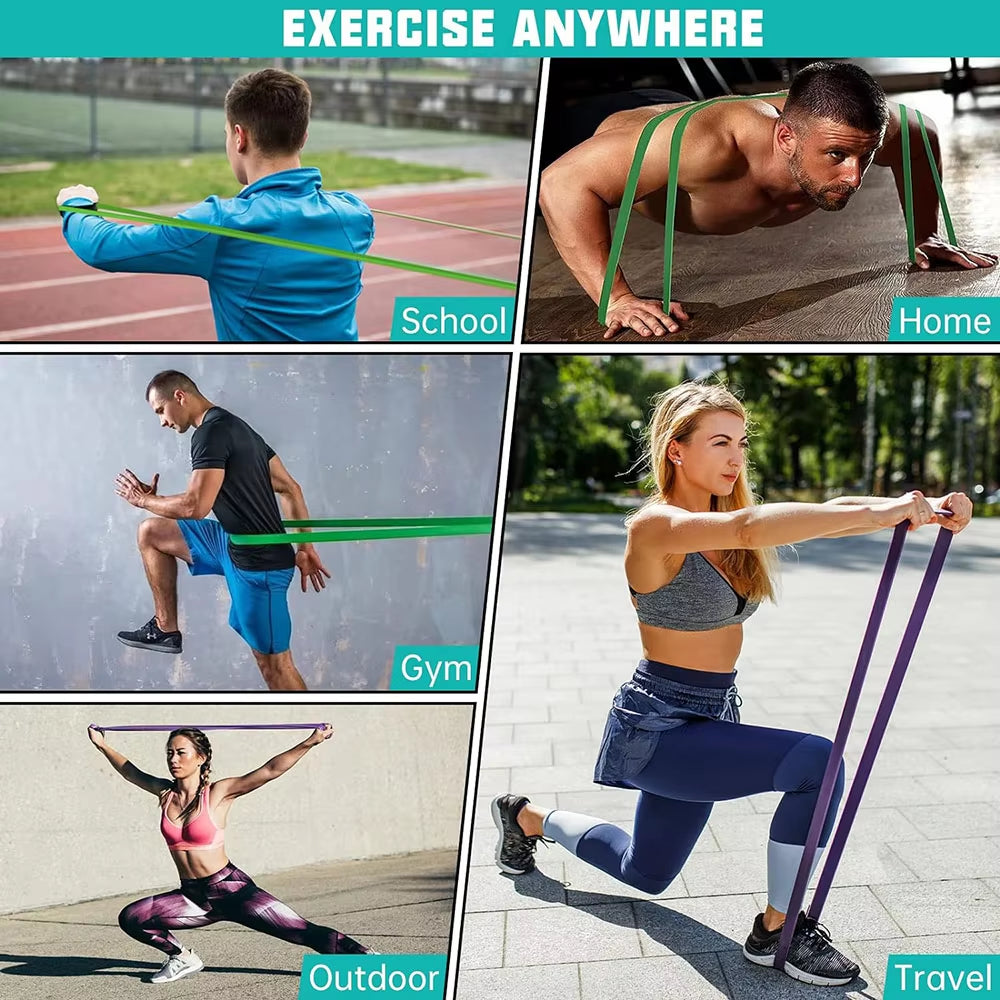 Elevate Your Fitness Routine with Heavy Duty Resistance Bands - Perfect for Pull-Ups, Pilates, and Home Workouts!