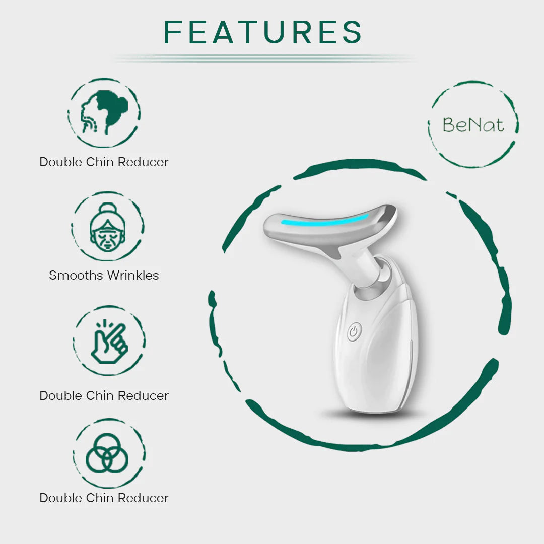 Revolutionary Neck & Face Lifting LED Therapy Device for Youthful Skin