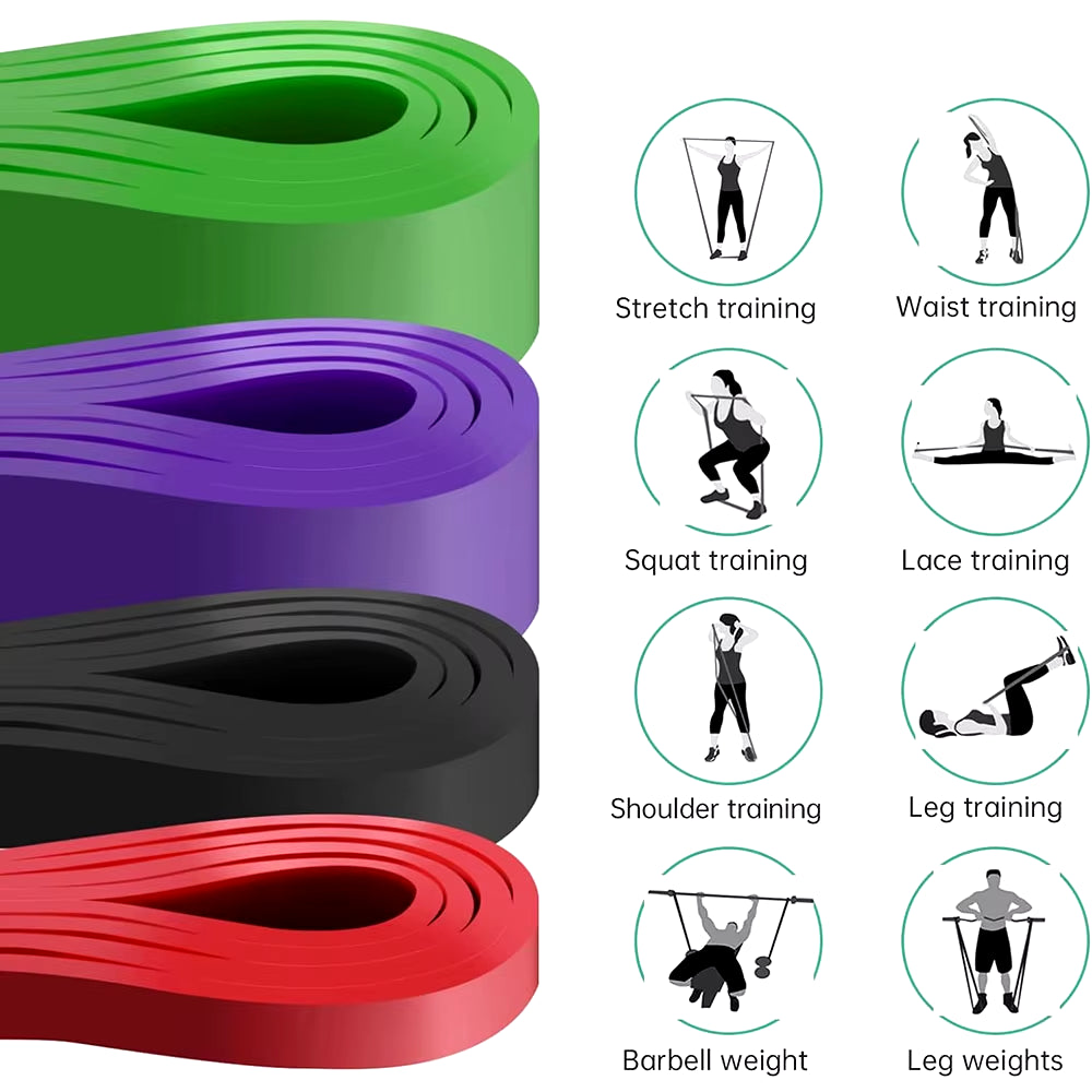 Elevate Your Fitness Routine with Heavy Duty Resistance Bands - Perfect for Pull-Ups, Pilates, and Home Workouts!